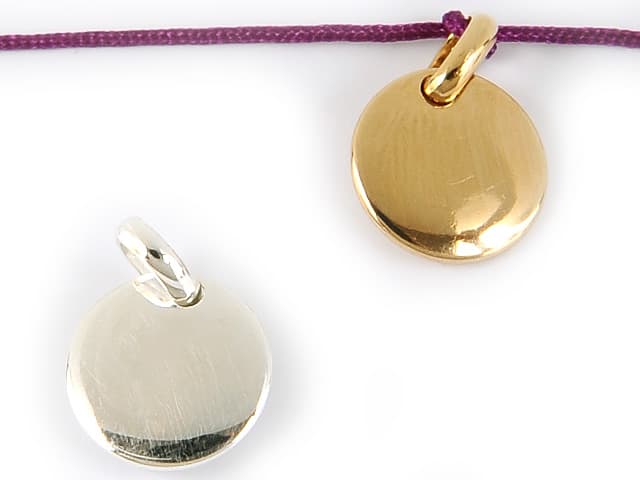BRACELET PENDENTIF MINI MEDAILLE RONDE