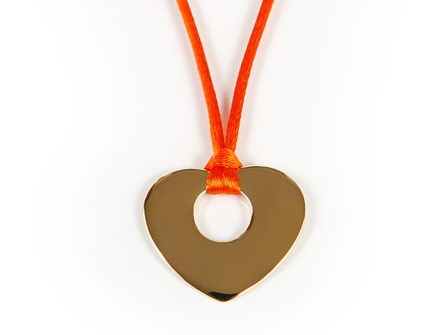 COLLIER COEUR CIBLE ENFANT