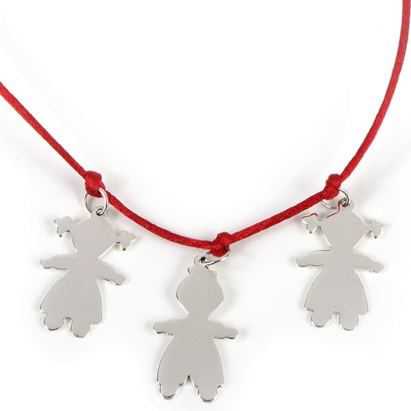 COLLIER AVEC CHOIX DE DIFFÉRENTES FORMES DE PENDENTIFS -