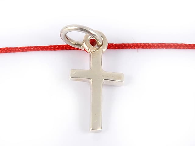 BRACELET PENDENTIF MINI CROIX ENFANT