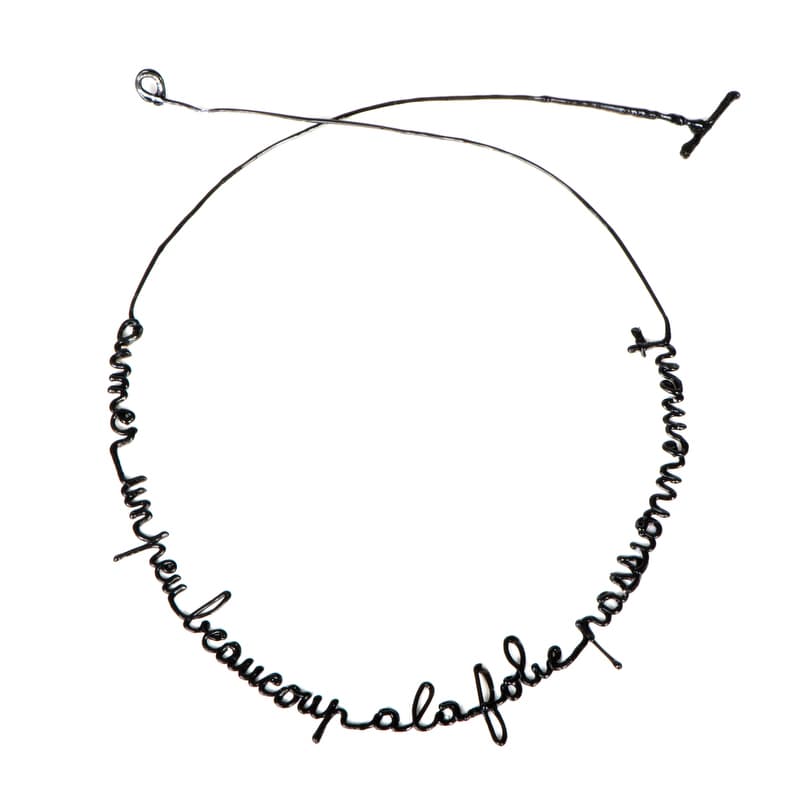 COLLIER TATTOO SILICONE 3D