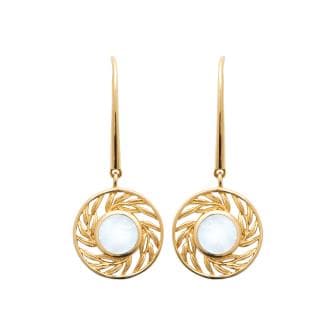 BOUCLES D'OREILLES PIERRE DE LUNE