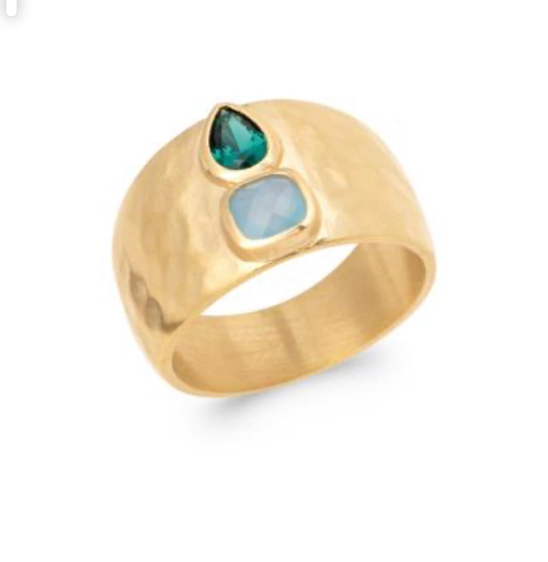 BAGUE JONC LARGE BICOLORE