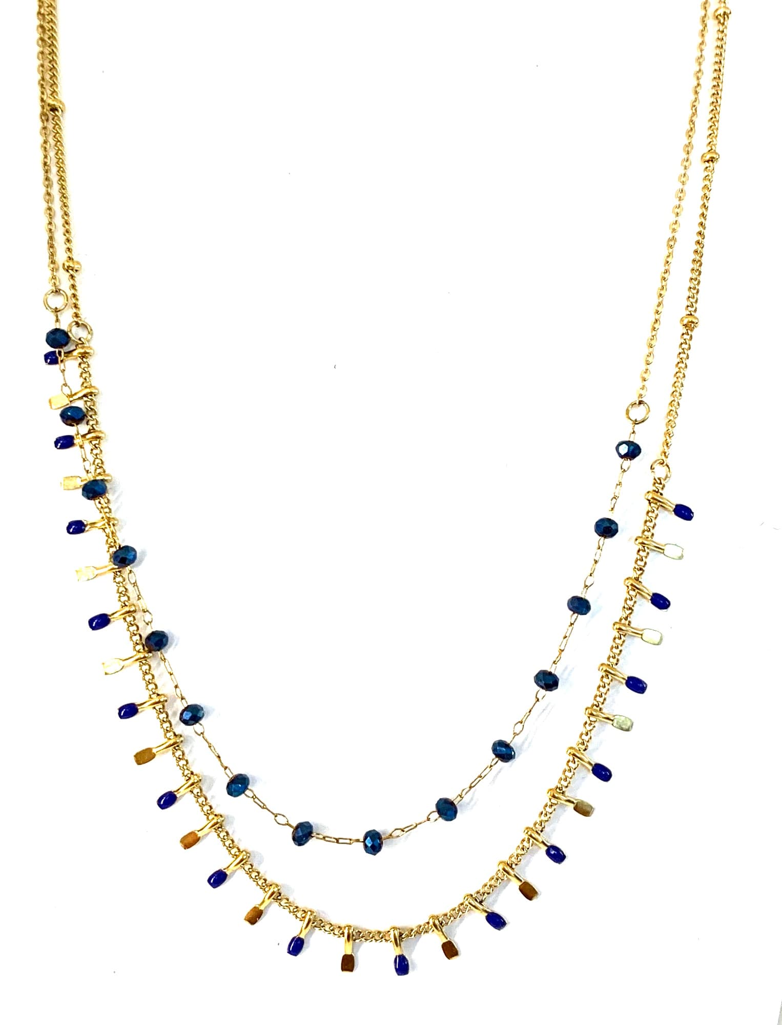 COLLIER DEUX RANGS