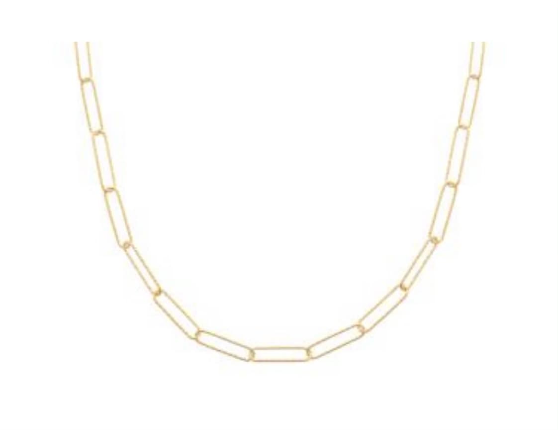 COLLIER MAILLE RECTANGLE
