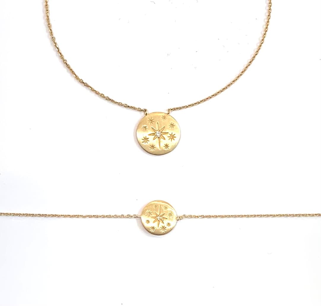 COLLIER MEDAILLE ETOILEE