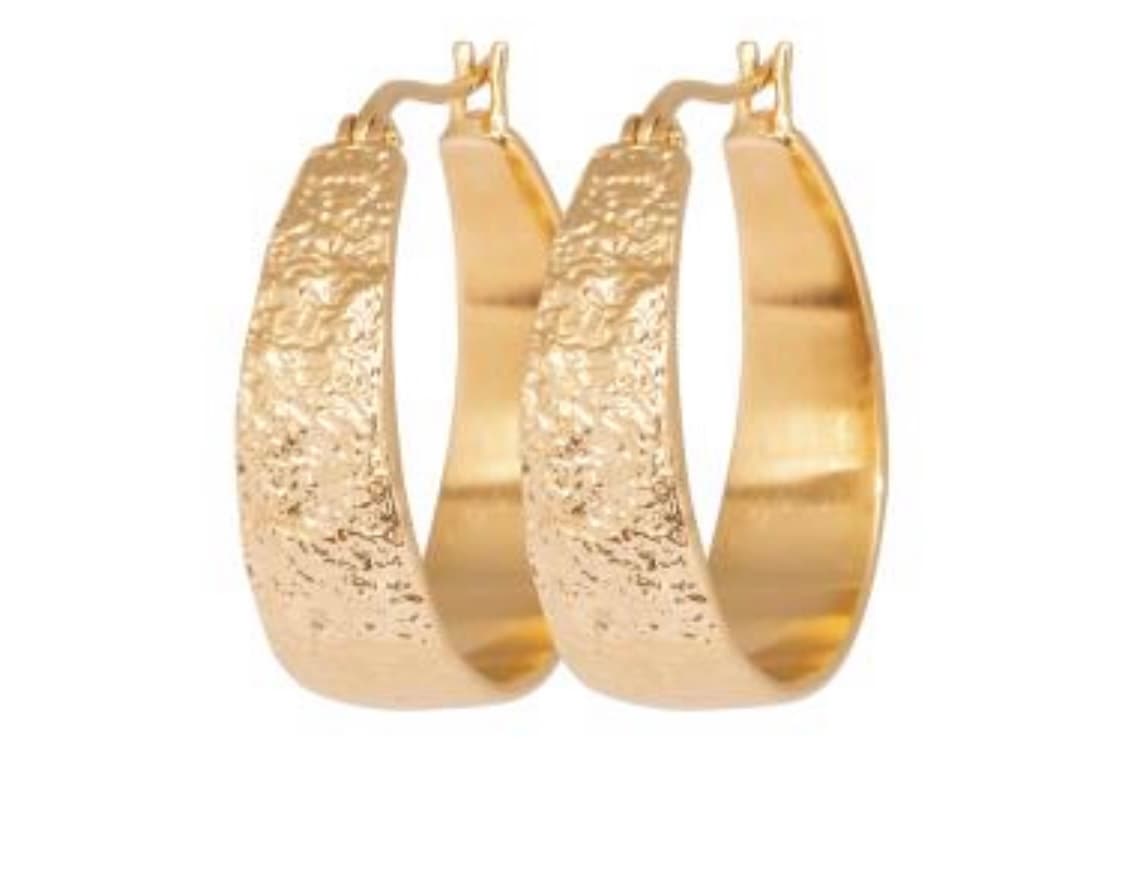 CRÉOLES ÉPAISSES MARTELÉES