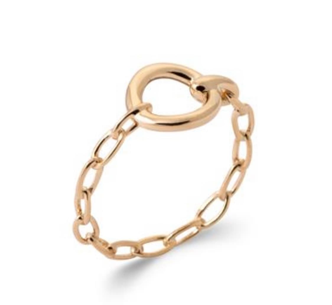 BAGUE CHAINE RIGIDE