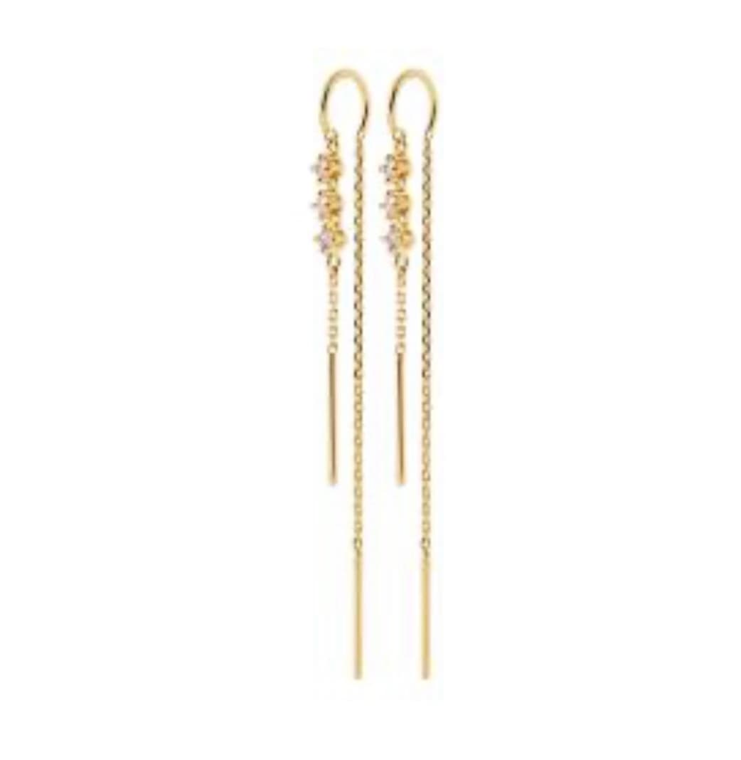 BOUCLES AVEC 3 ZIRCONIUMS