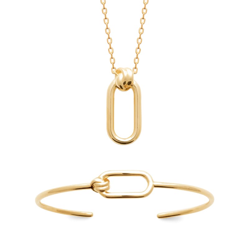 COLLIER ANNEAU SUSPENDU
