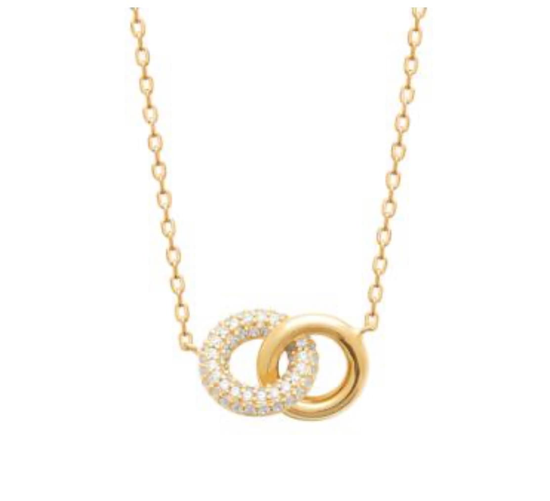 COLLIER DOUBLE ANNEAUX