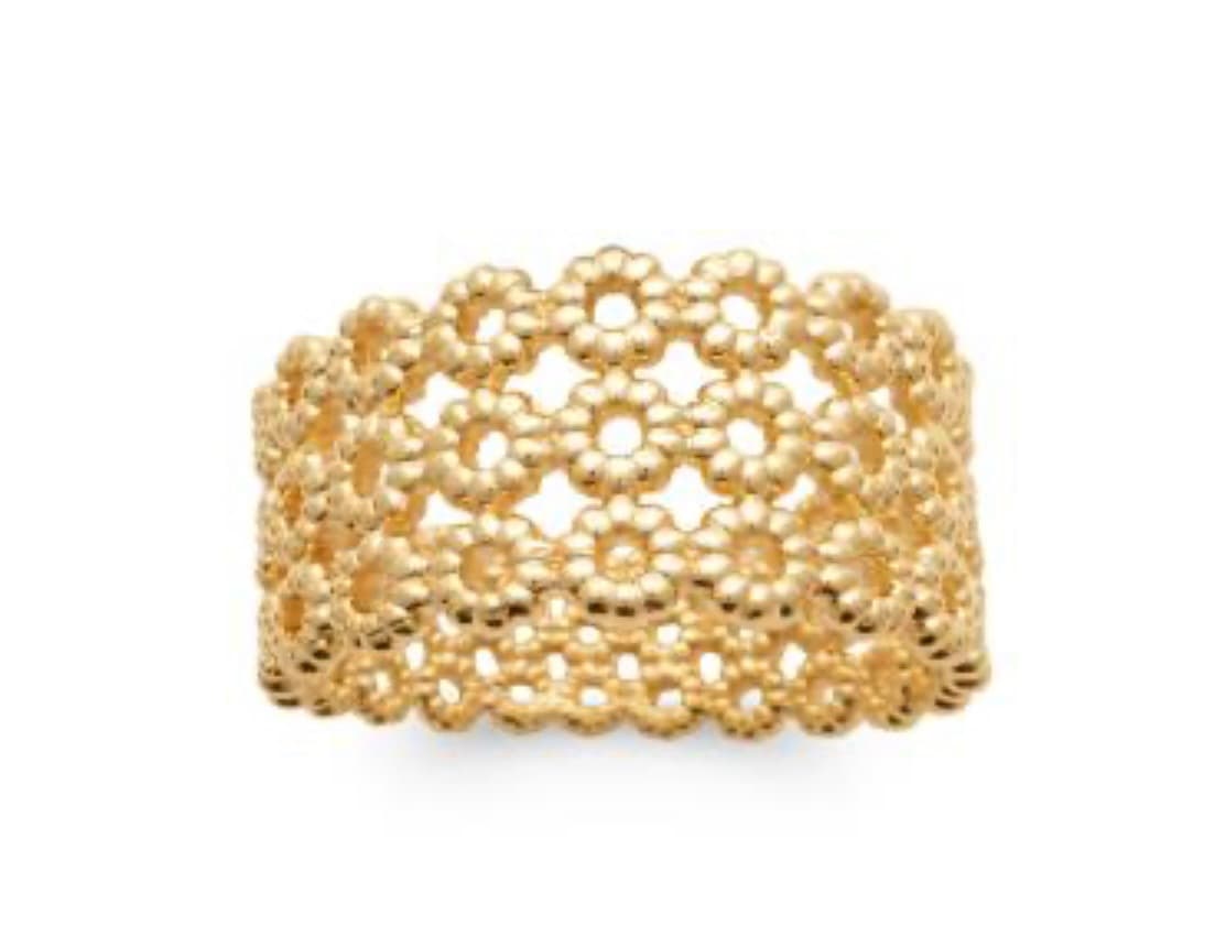 BAGUE FLEUR DE RIZ
