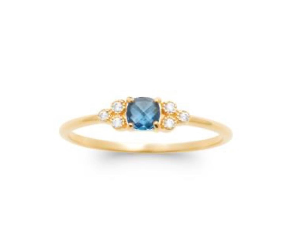 BAGUE PIERRES FINES - Taille 56