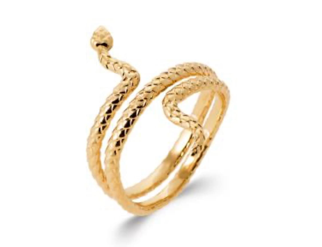 BAGUE SERPENT - Plaqué-Or