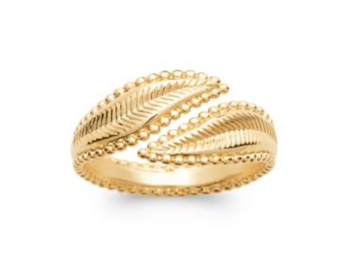 BAGUE FEUILLE RÉGLABLE