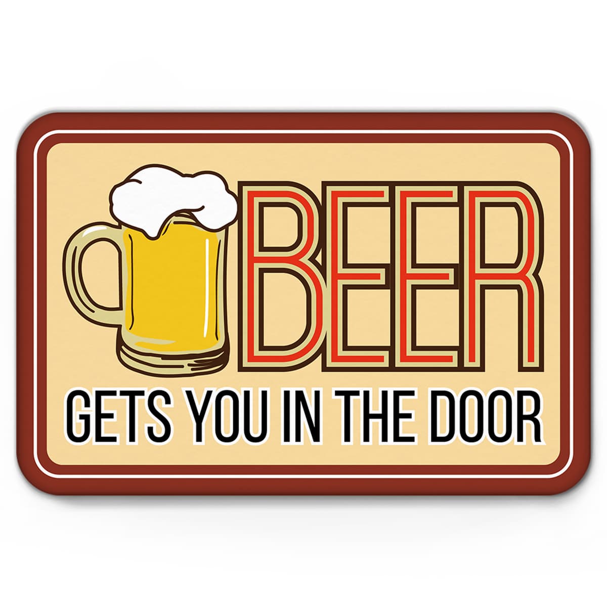 Paillasson Beer gets you in the door - XS