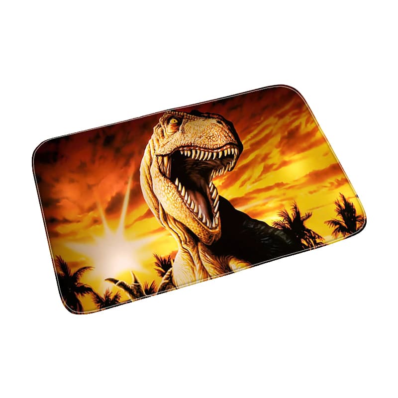 Paillasson Jurassic Park tête de dinosaure - L