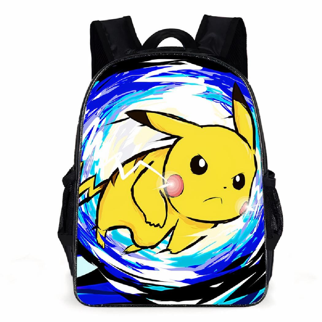 Sac à dos Pikachu coloré - bleu-fonce