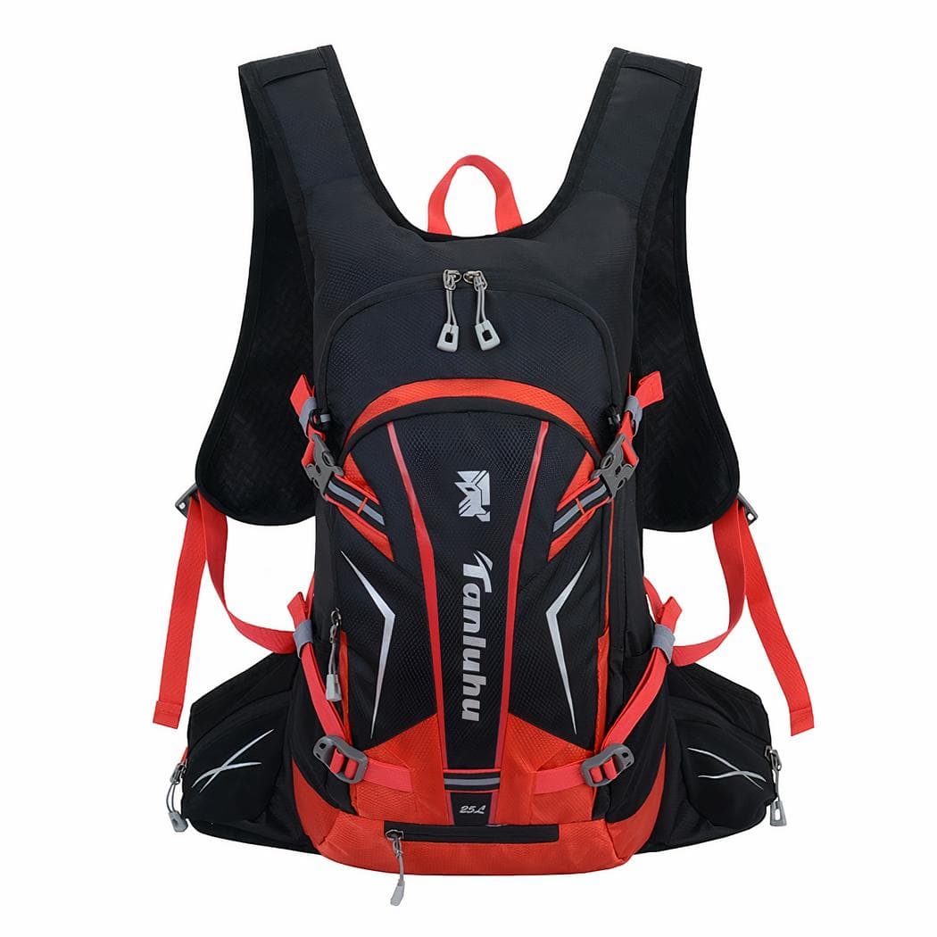 Sac à dos de randonnée réfléchissant - rouge