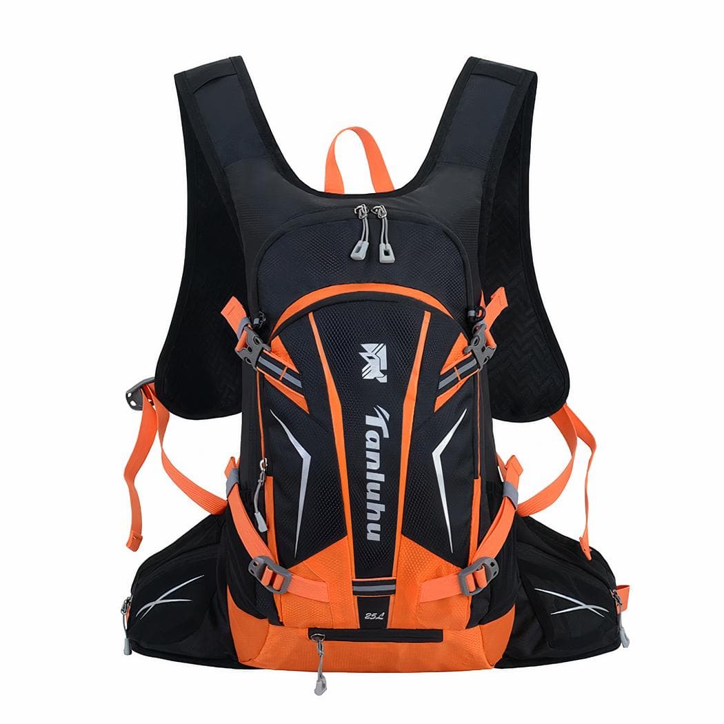 Sac à dos de randonnée réfléchissant - orange