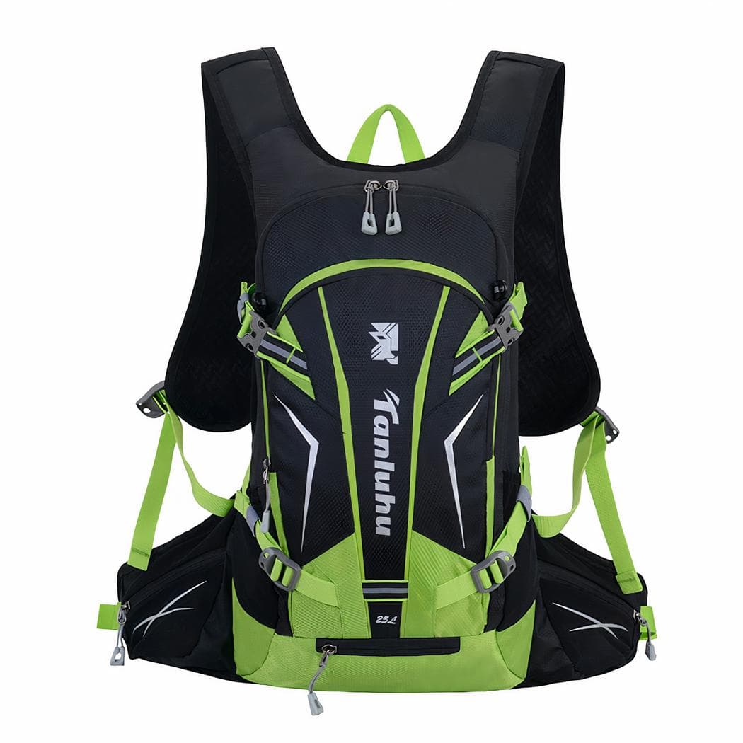 Sac à dos de randonnée réfléchissant - vert