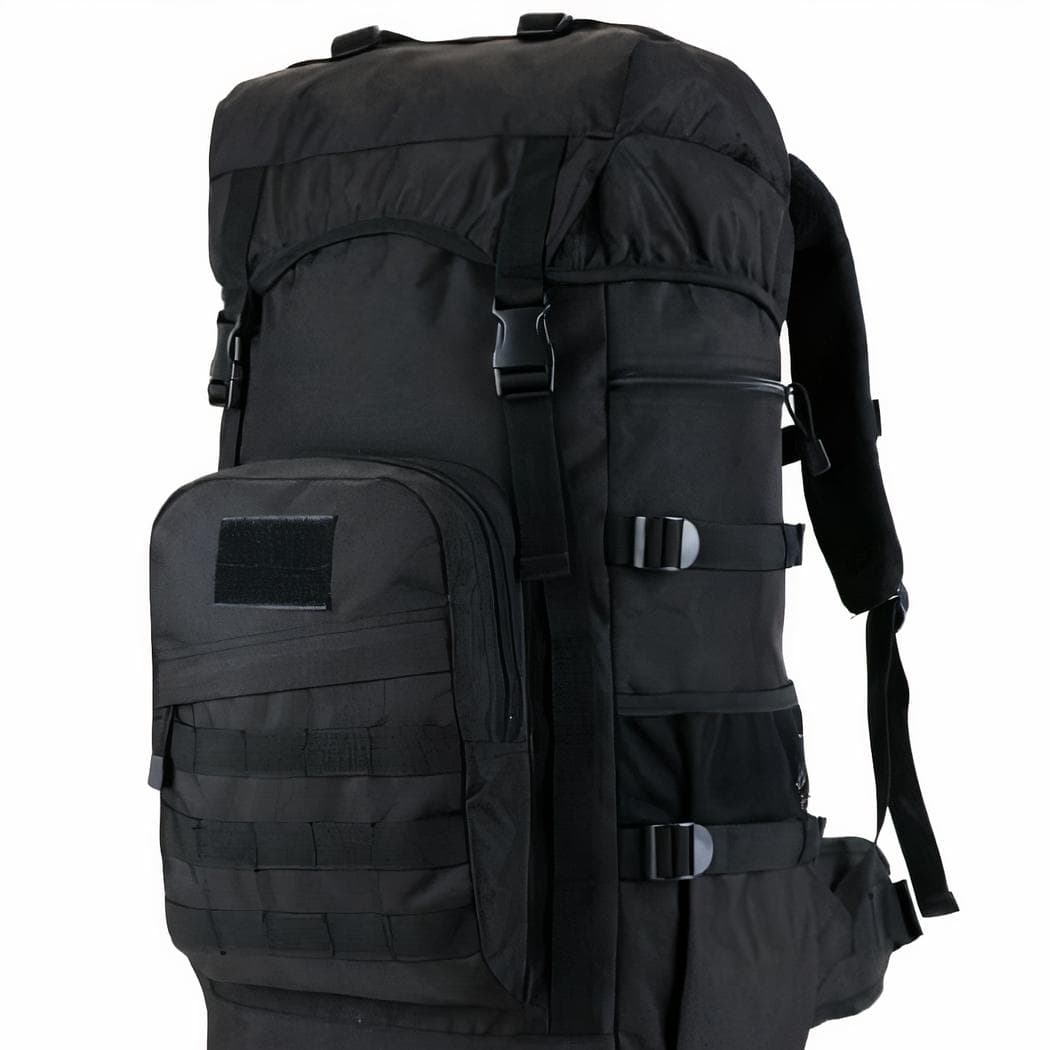 Sac à dos de randonnée militaire - noir
