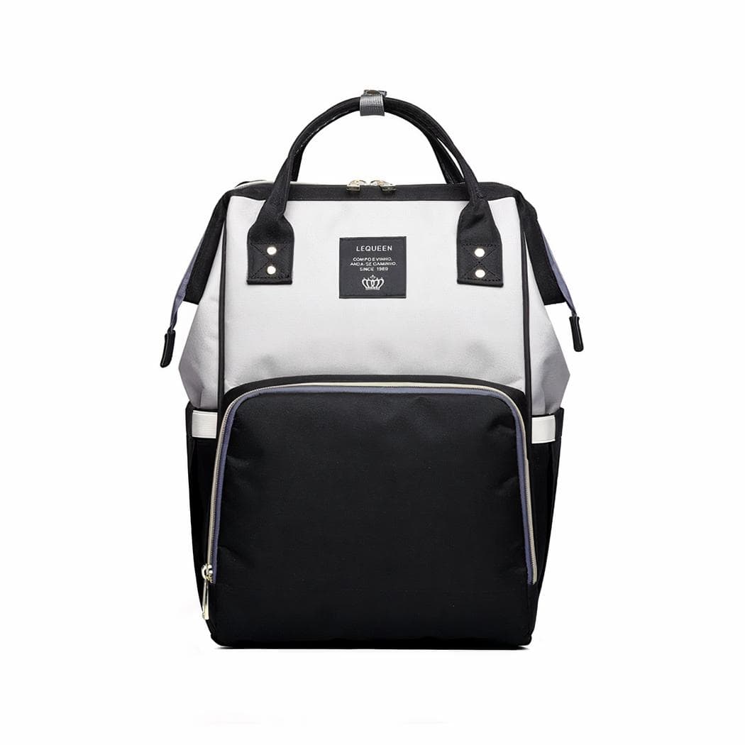 Sac à langer moderne matelassé - blanc