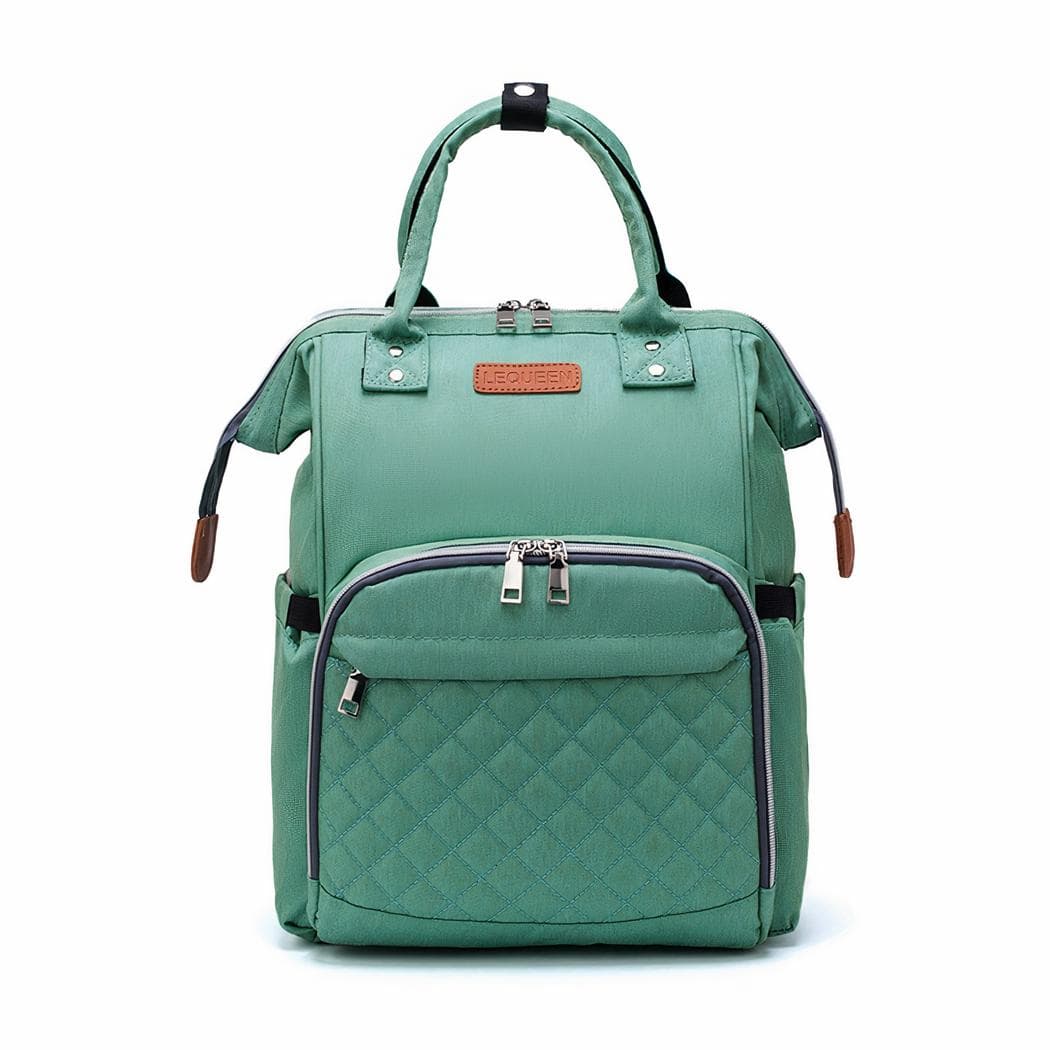 Sac à langer moderne matelassé - vert