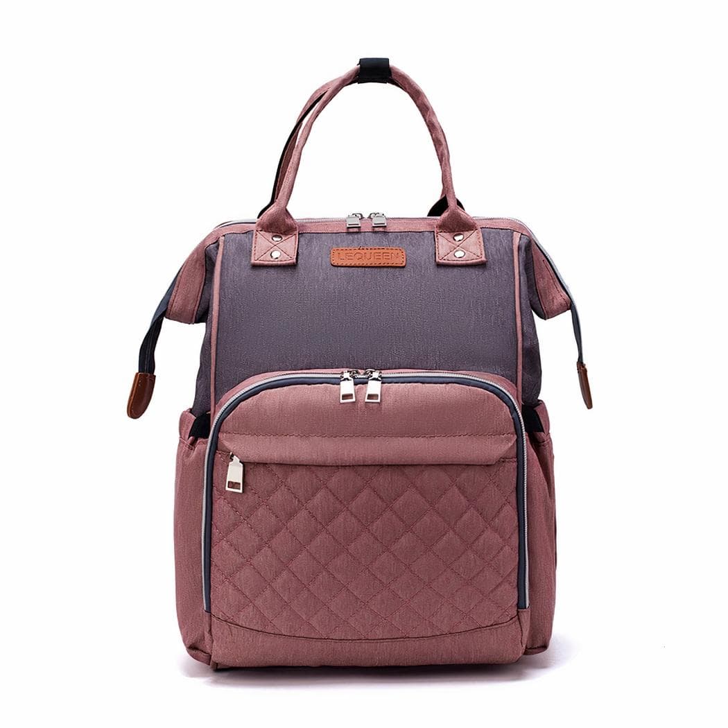 Sac à langer moderne matelassé - violet