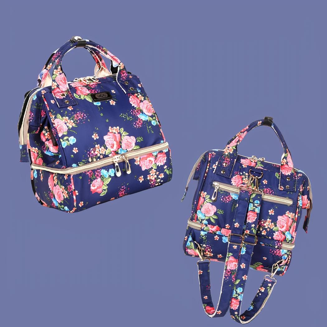 Sac à dos à langer avec poche isotherme - violet