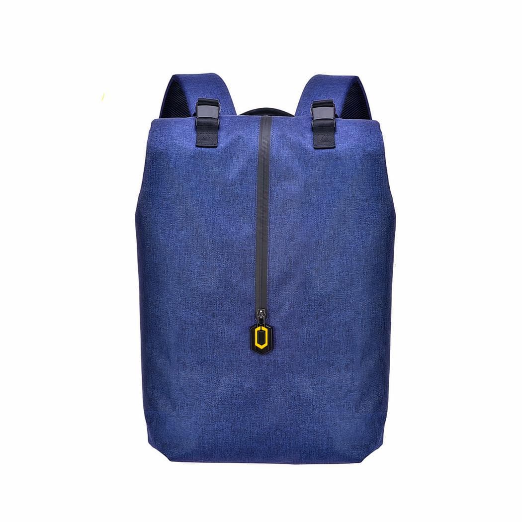 Sac à dos randonnée homme zip avant - bleu