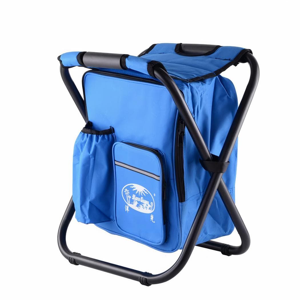 Sac à dos chaise isotherme - bleu