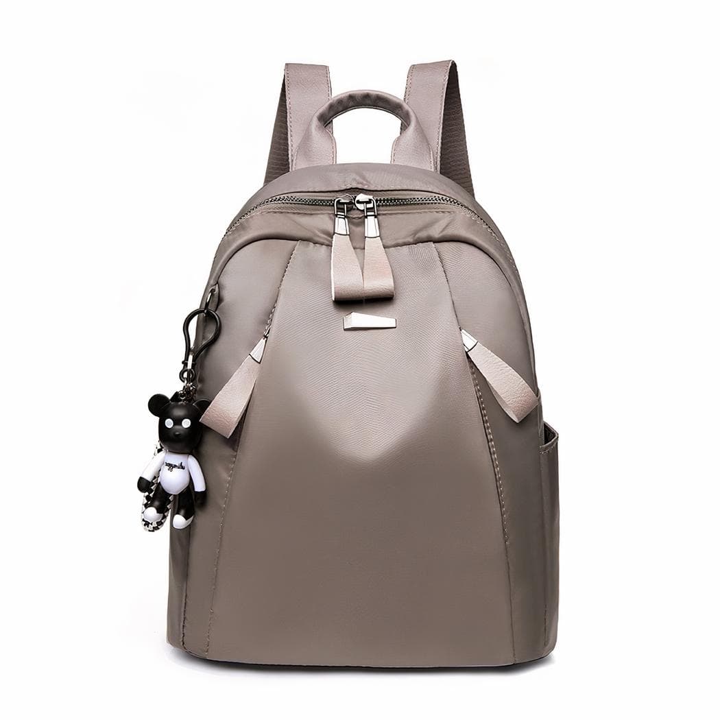 Sac à dos femme citadin et décontracté - gris