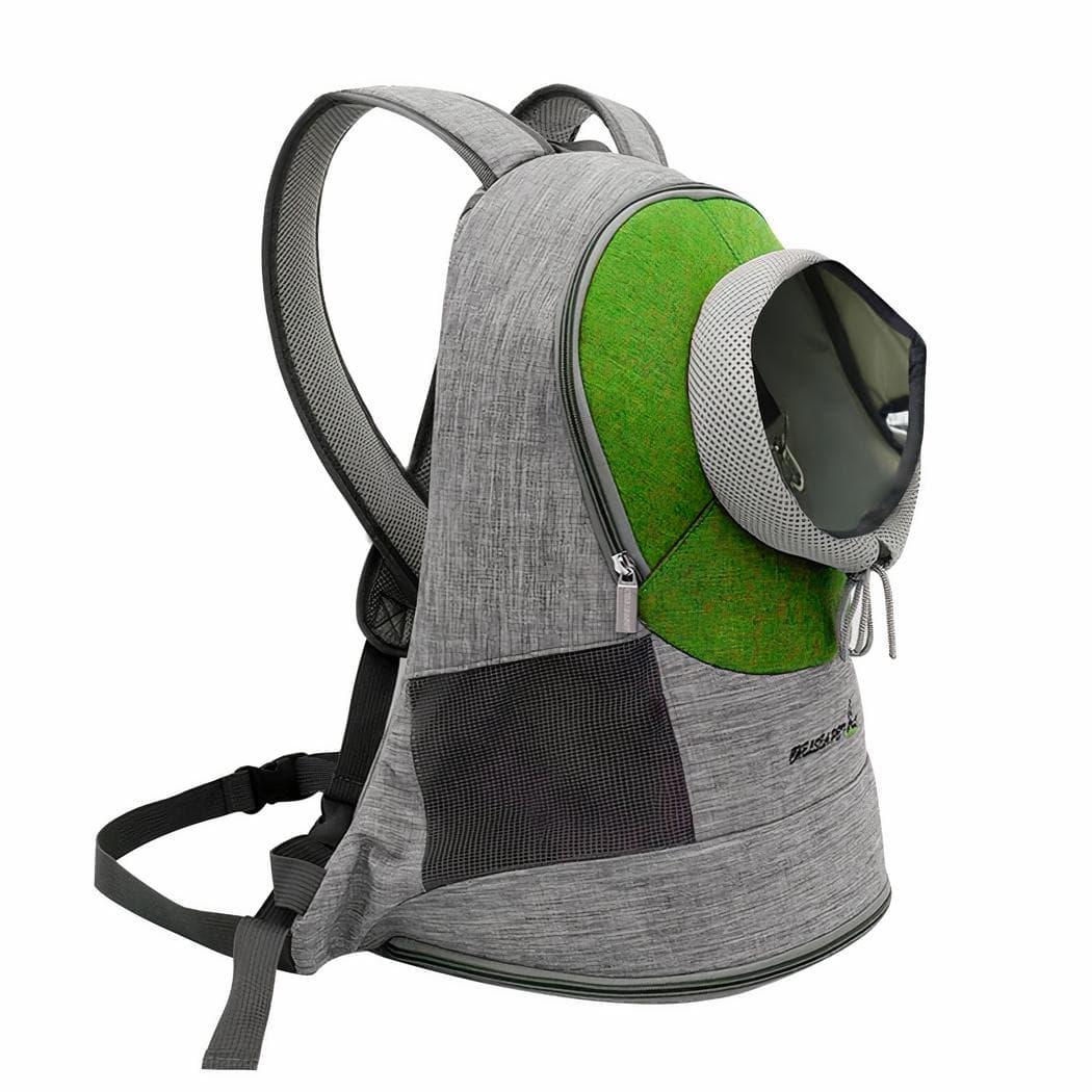 Sac à dos de transport élégant pour animaux - vert,m