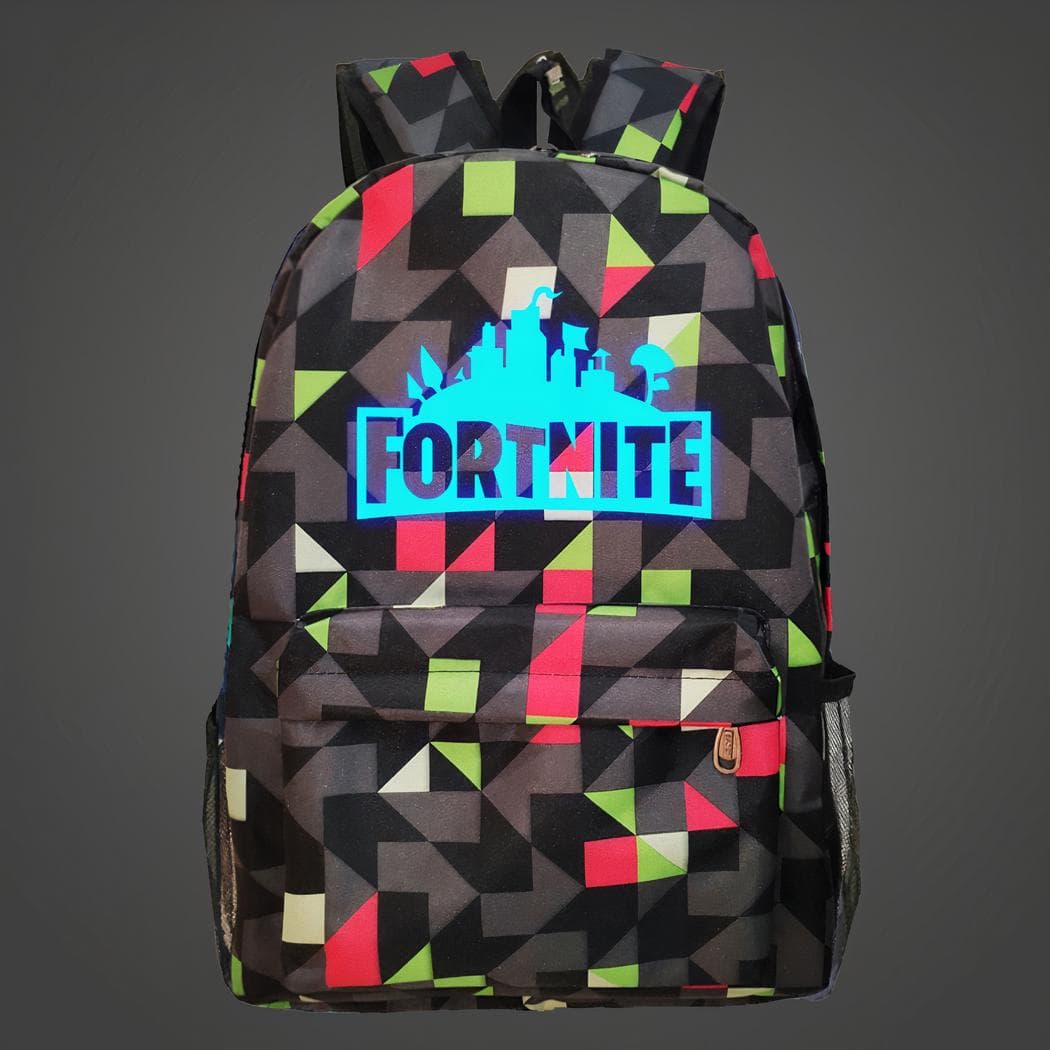 Sac à dos Fortnite phosphorescent - multicolore