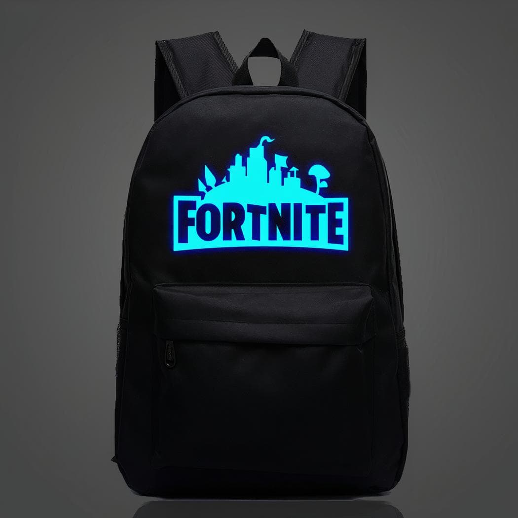 Sac à dos Fortnite phosphorescent - noir
