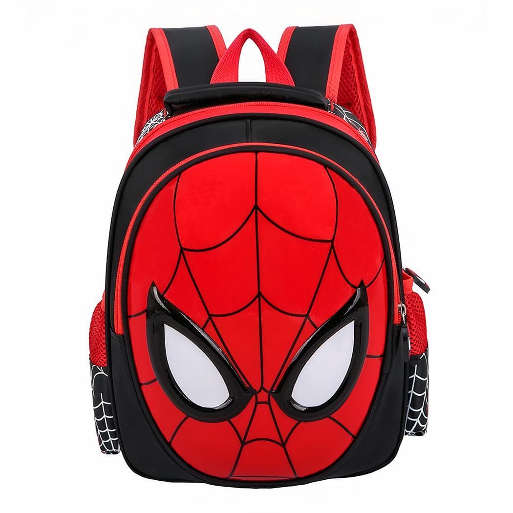 Sac à dos masque de Spiderman 3D - noir