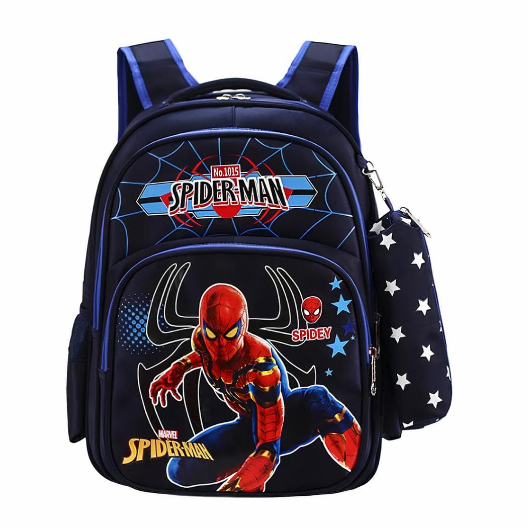 Sac à dos Spiderman avec trousse - noir