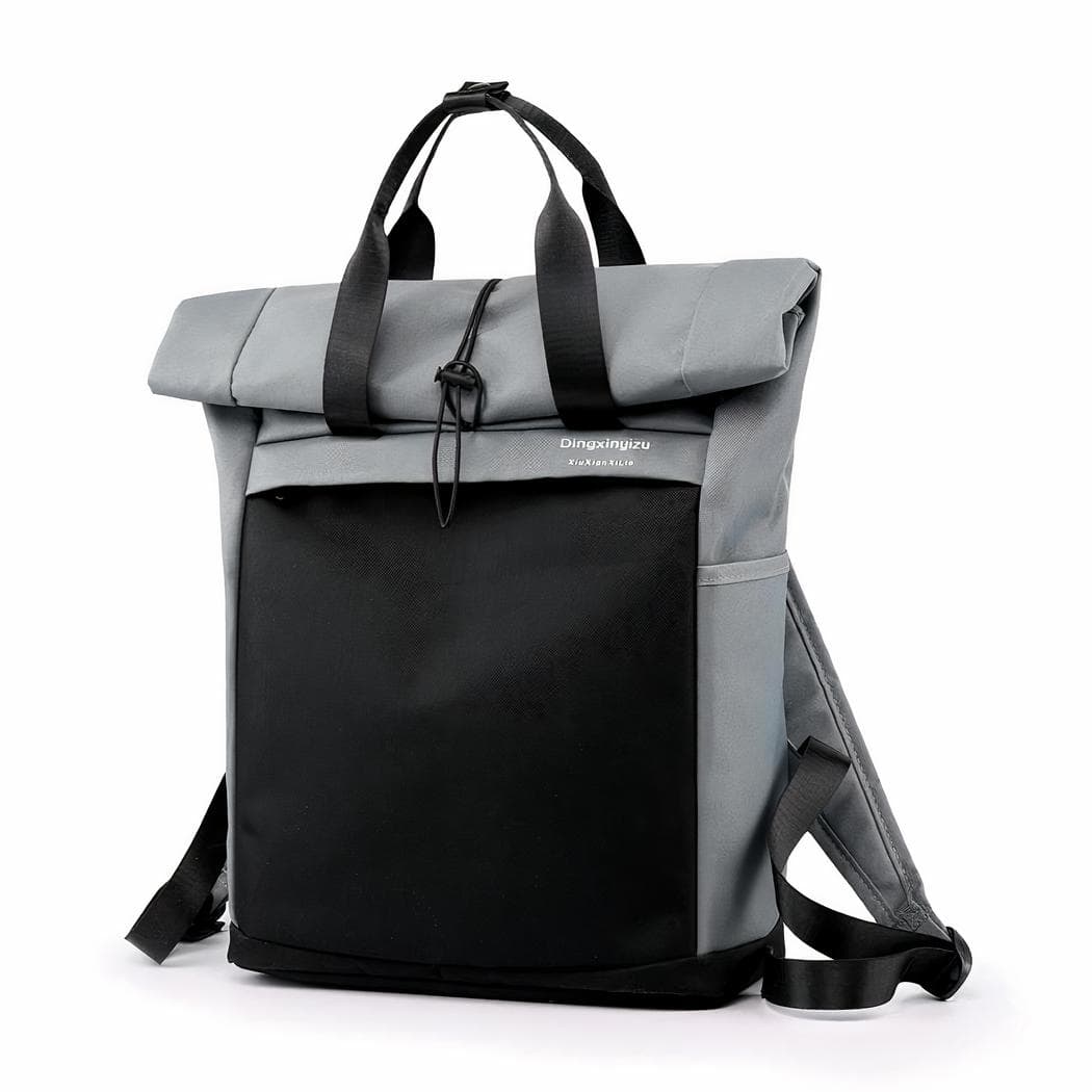 Sac à dos minimaliste et fonctionnel - gris