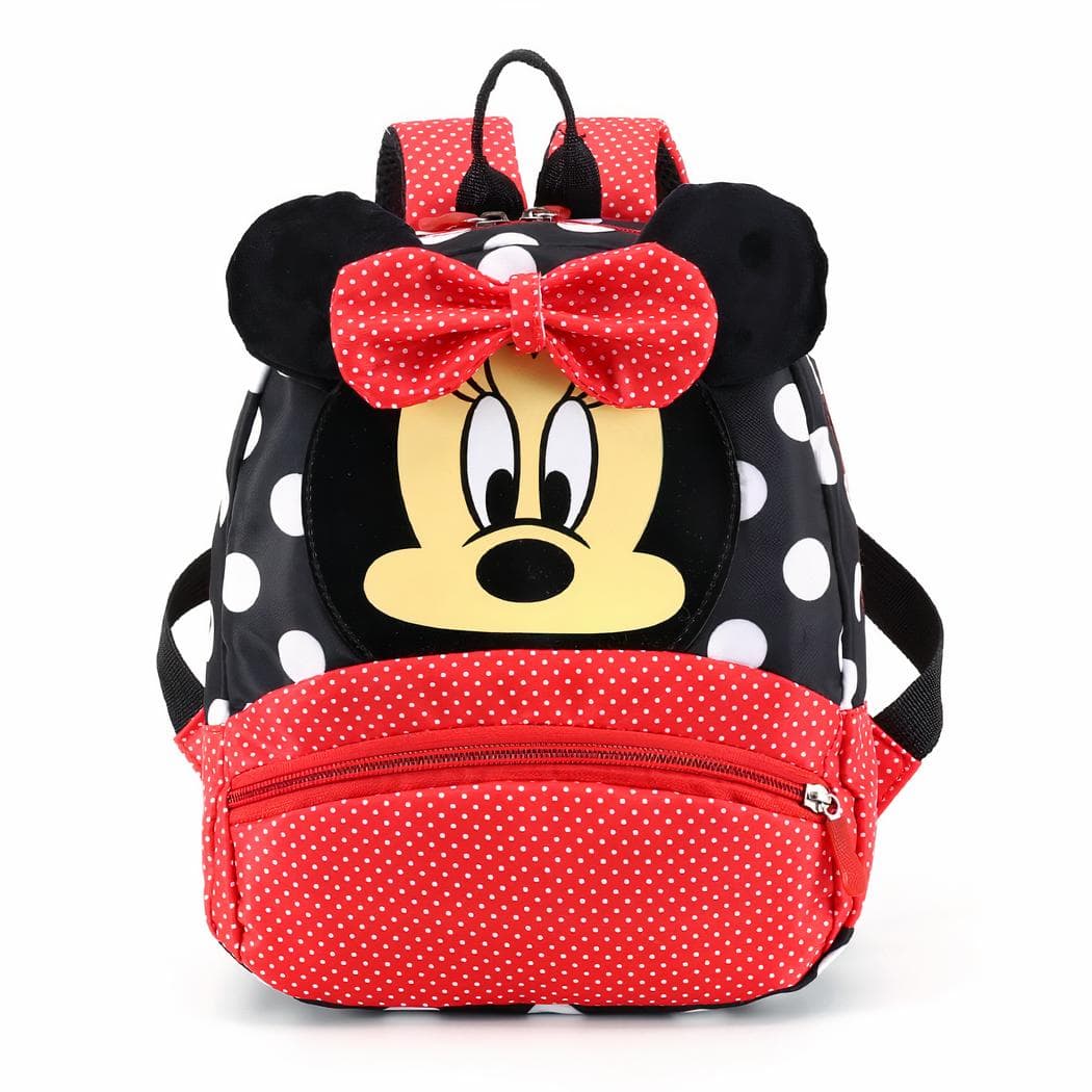 Sac à dos enfant à pois Minnie - rouge