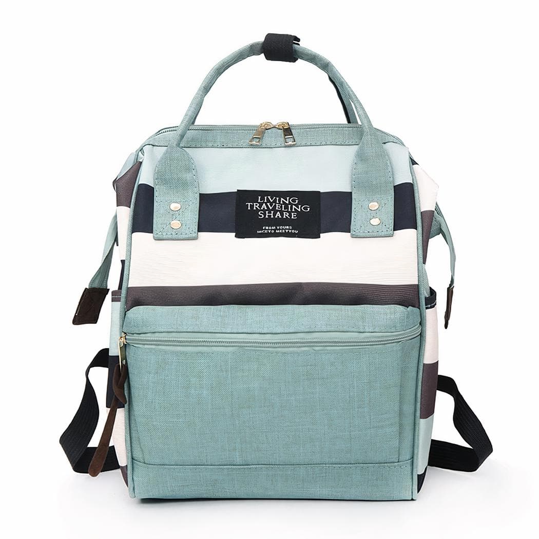 Sac à dos randonnée femme à rayures - bleu-fonce,s