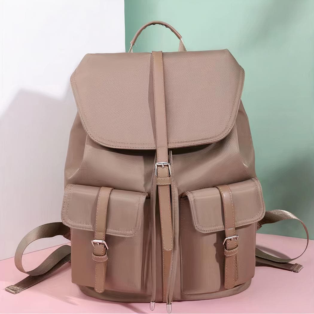Sac à dos femme style vintage - marron