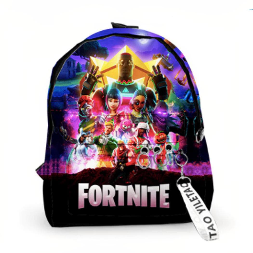 Sac à dos avec personnages Fortnite et Battle Royale - multicolore