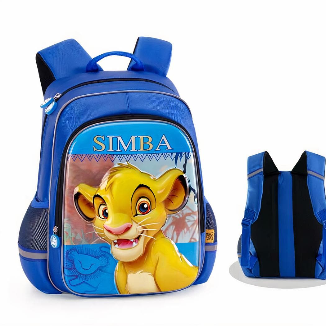Sac à dos cartable le Roi Lion - bleu