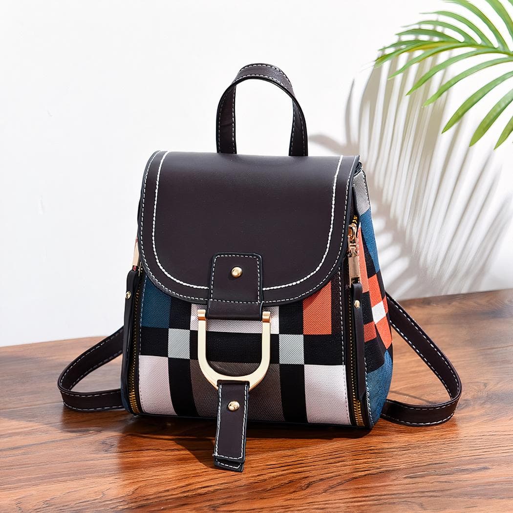 Sac à dos vintage multicolore - multicolore