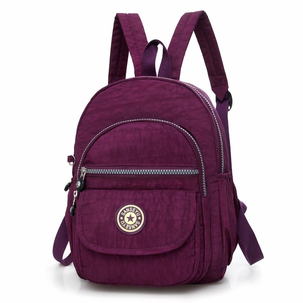 Sac à dos petit format en nylon - violet