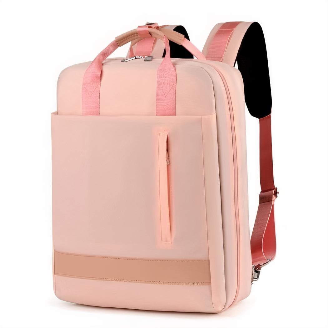 Sac à dos ordinateur grande taille - rose