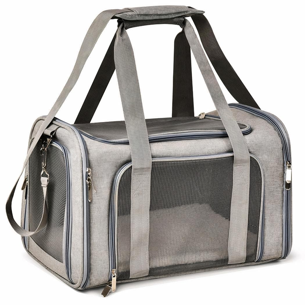 Sac à dos de voyage pour animal de compagnie - gris,m