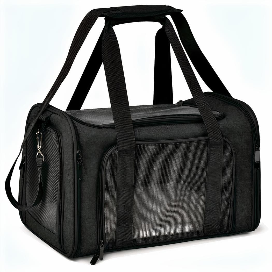 Sac à dos de voyage pour animal de compagnie - noir,m
