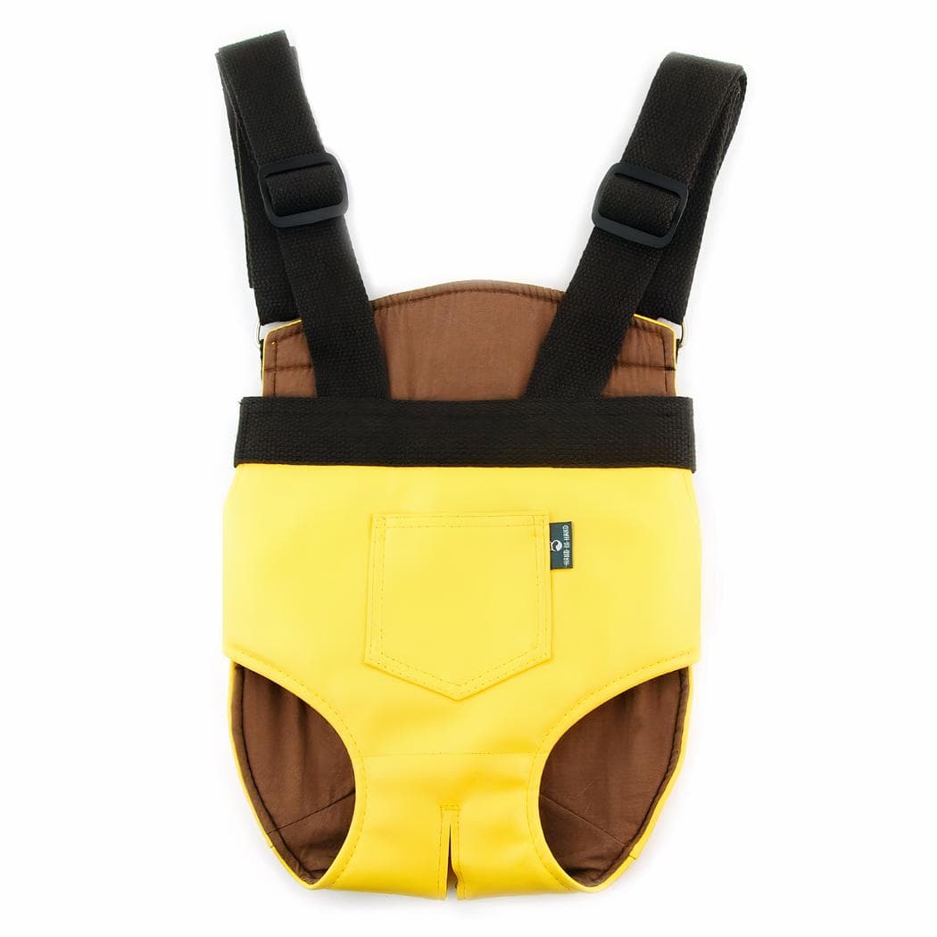 Sac à dos réglable pour promenade en plein air avec son chien - jaune,m